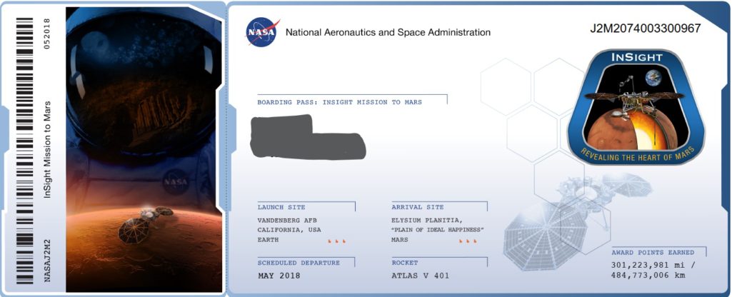 Got My Boarding Pass To Mars and I'm Thanks Giving